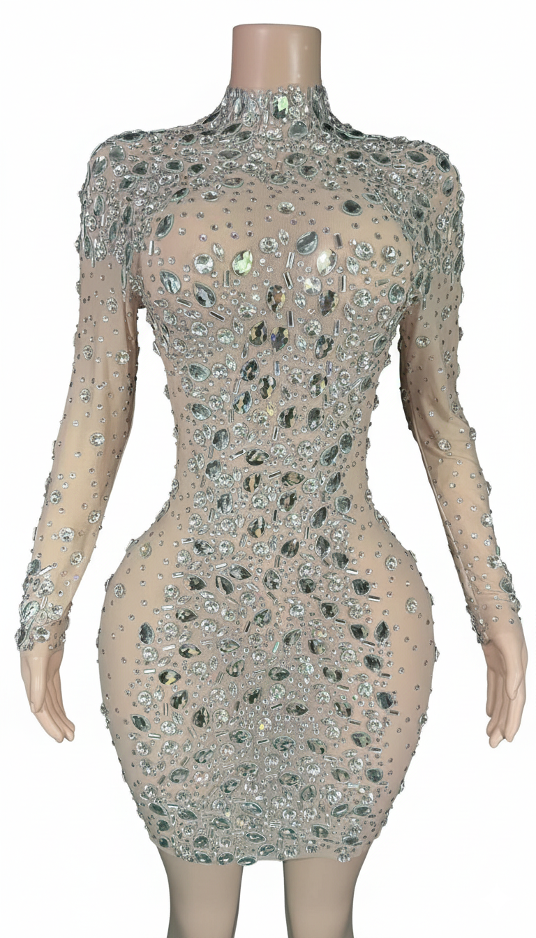 BEIGIAN TING SLVSH DRESS