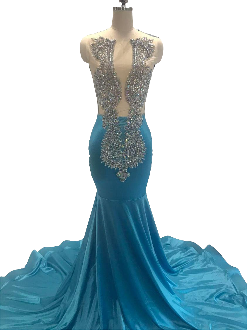 SILK AB RHINESTONE LAVISH DRESS