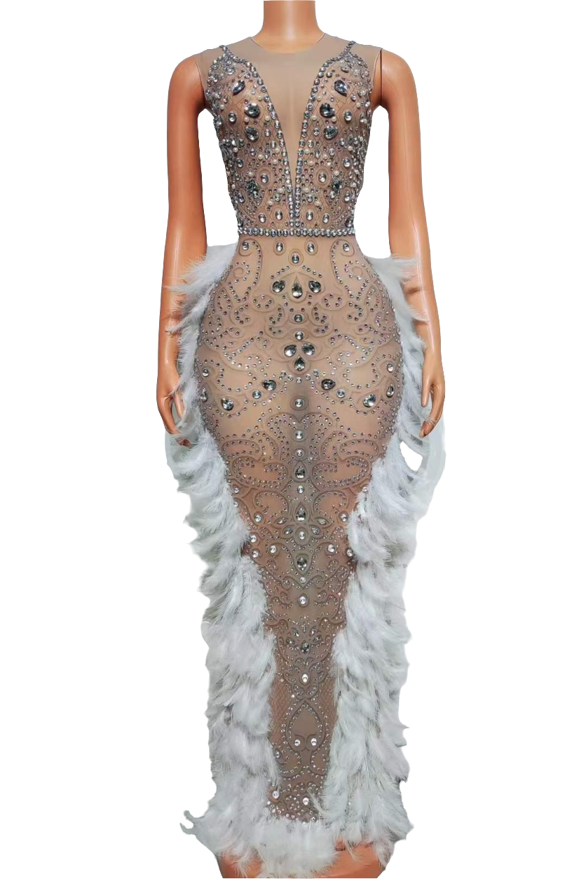 BALD EAGLE SLVSH CRYSTAL DRESS