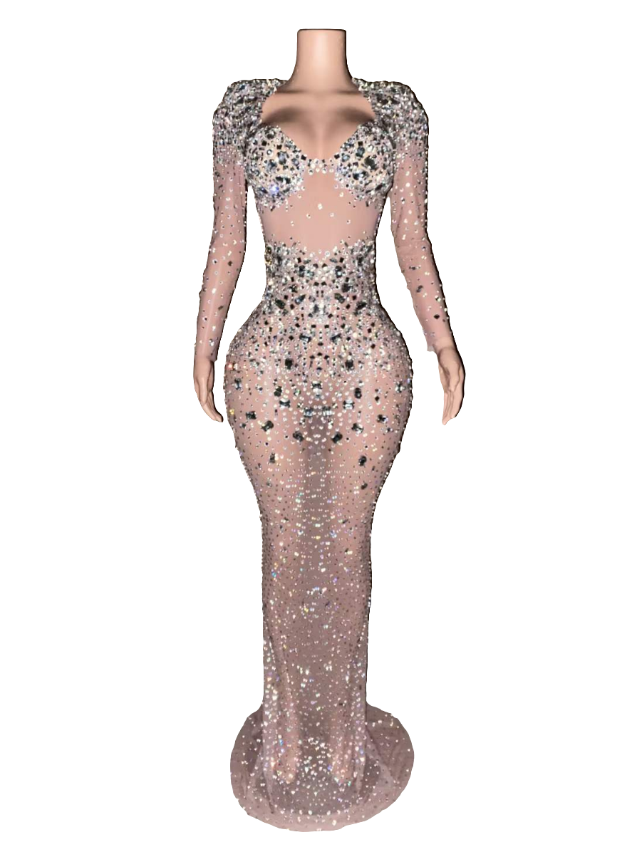 ANGEL CRYSTAL SLVSH DRESS