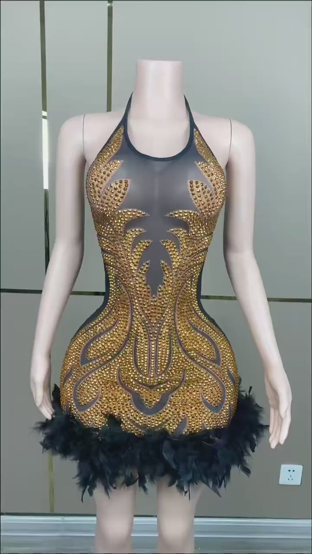 BLVCK GOLD SLVSH DRESS