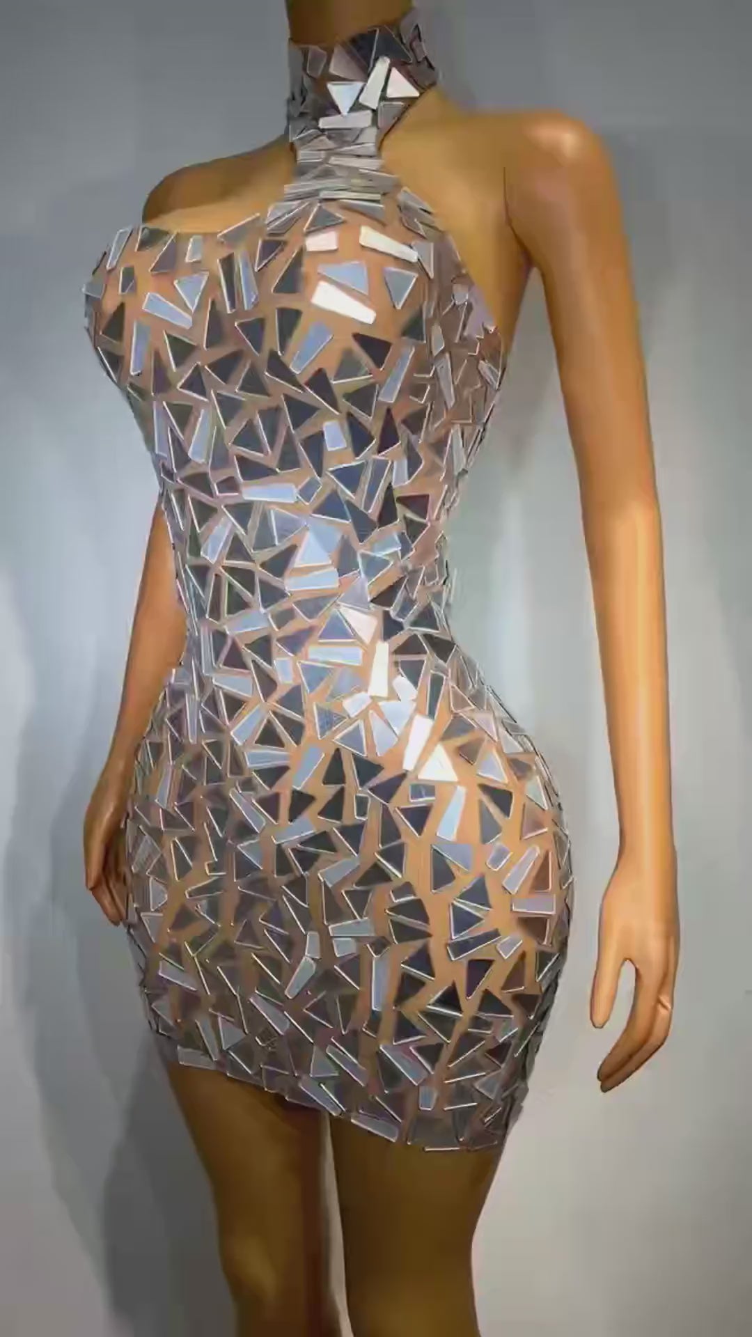 PLATINUM CRUSH SLVSH DRESS