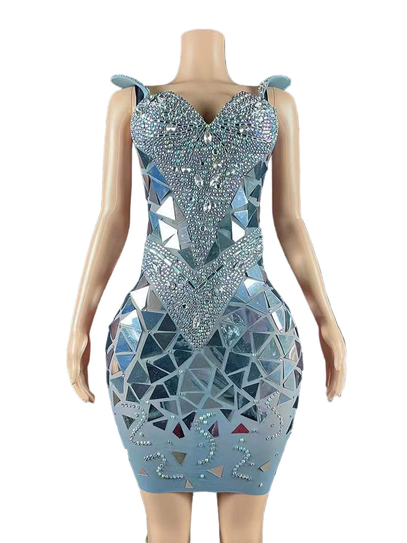 BLU BULLET PROOF DIAMOND BODY SLVSH DRESS