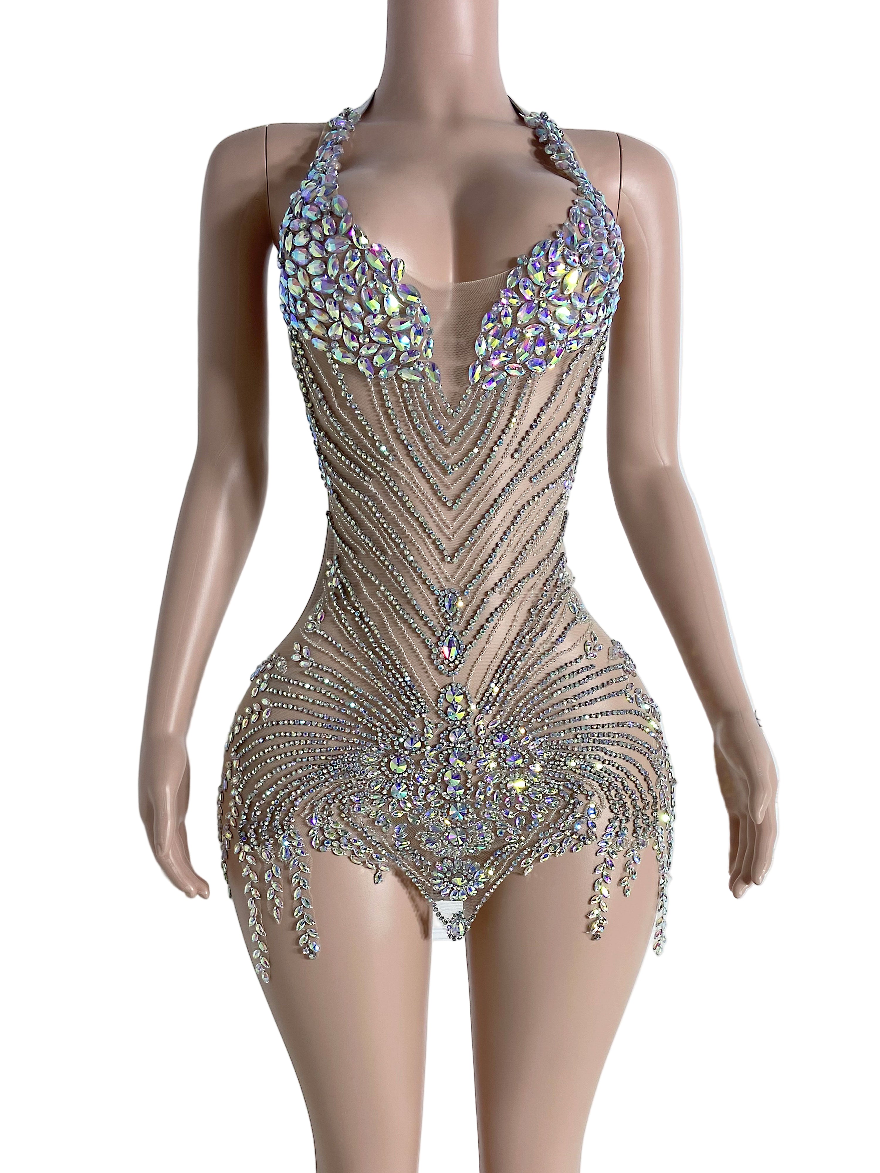 LUCID CRYSTALLINE SLVSH DRESS