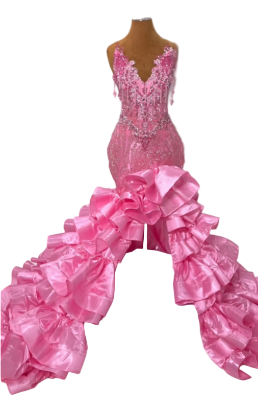 LAVISH PINK BARBIE DRESS