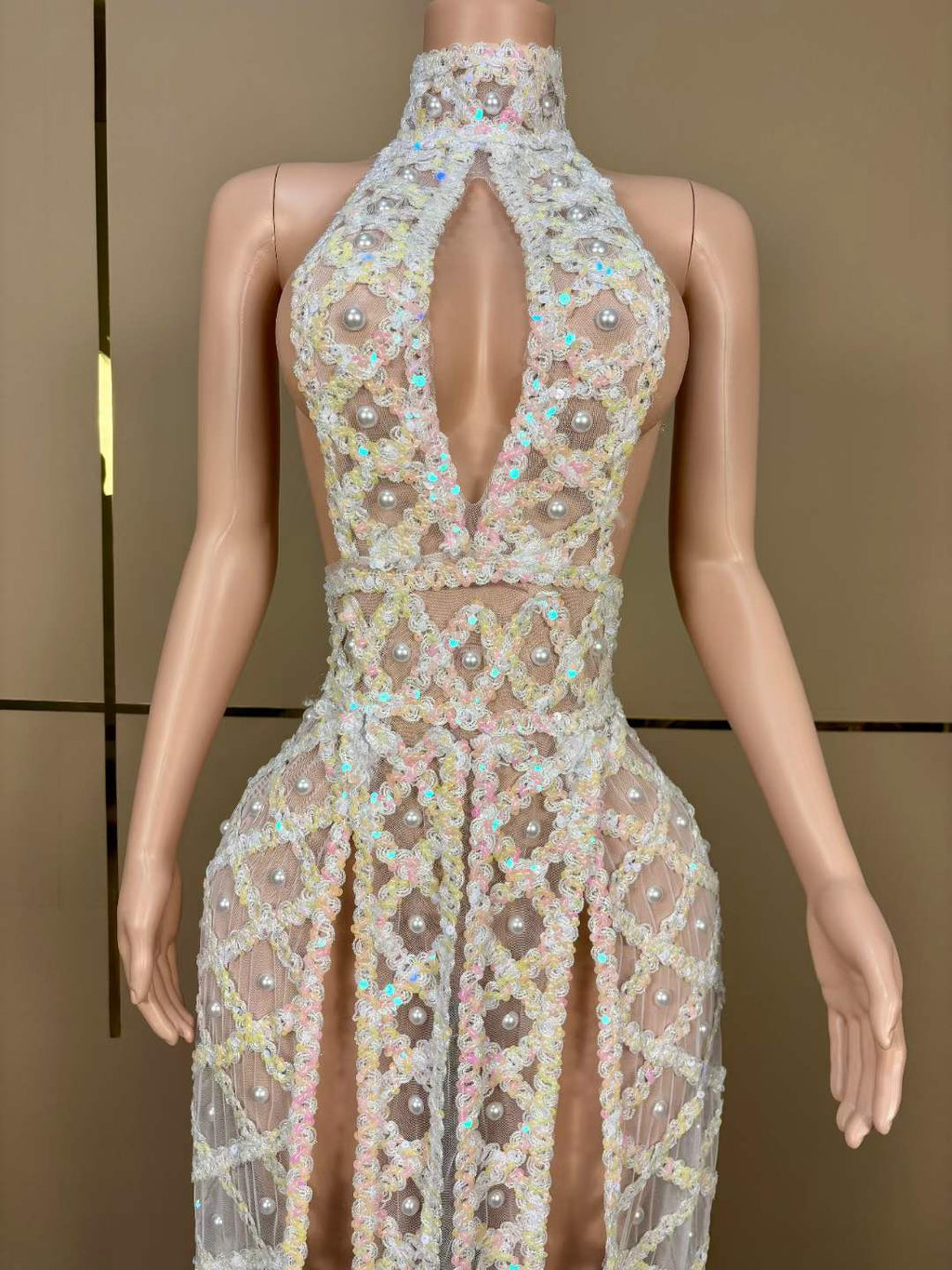 PEARL SLVSH DOLL DRESS