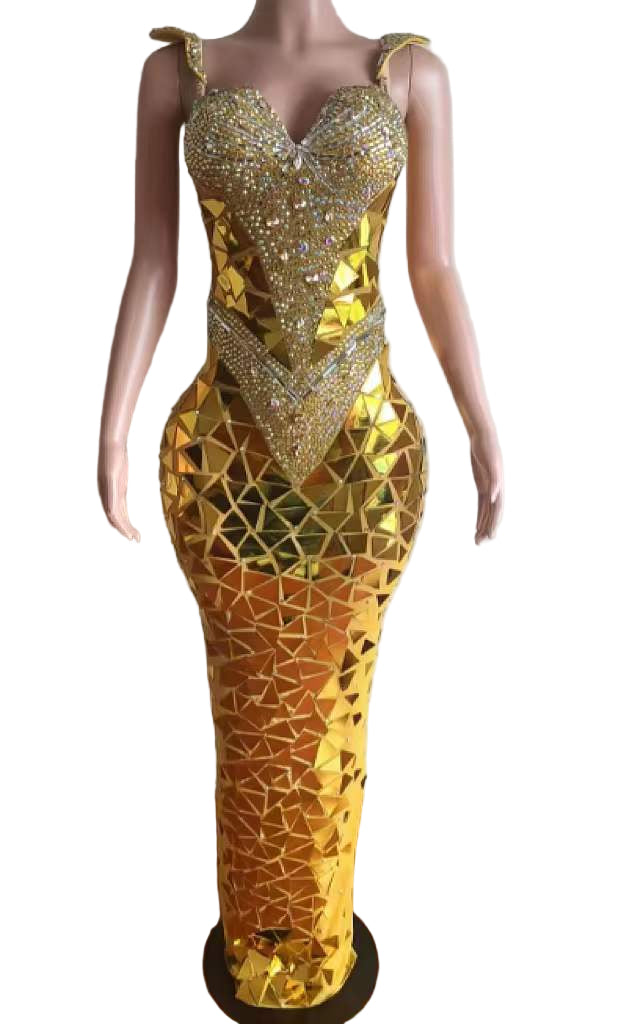 GOLD BULLET PROOF TROPHY DRESS