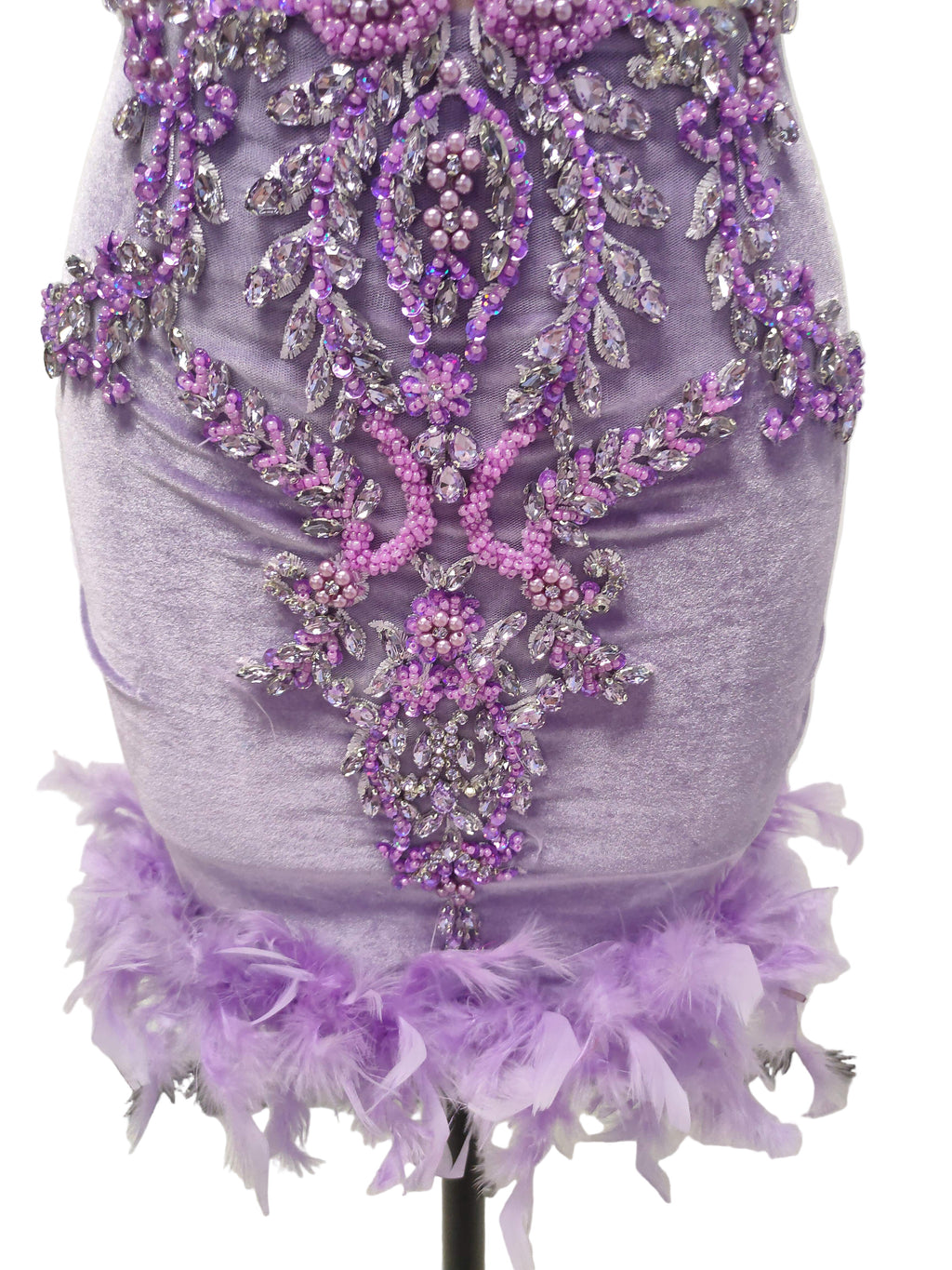 LAVENDER LILLY CRUSH SLVSH DRESS