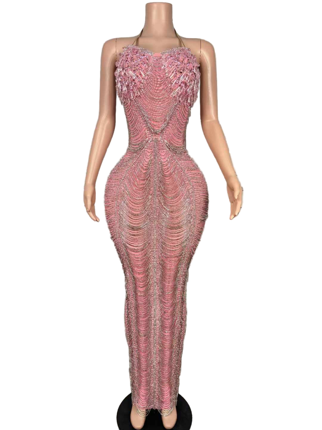 COTTON PINK LAVISH DRESS