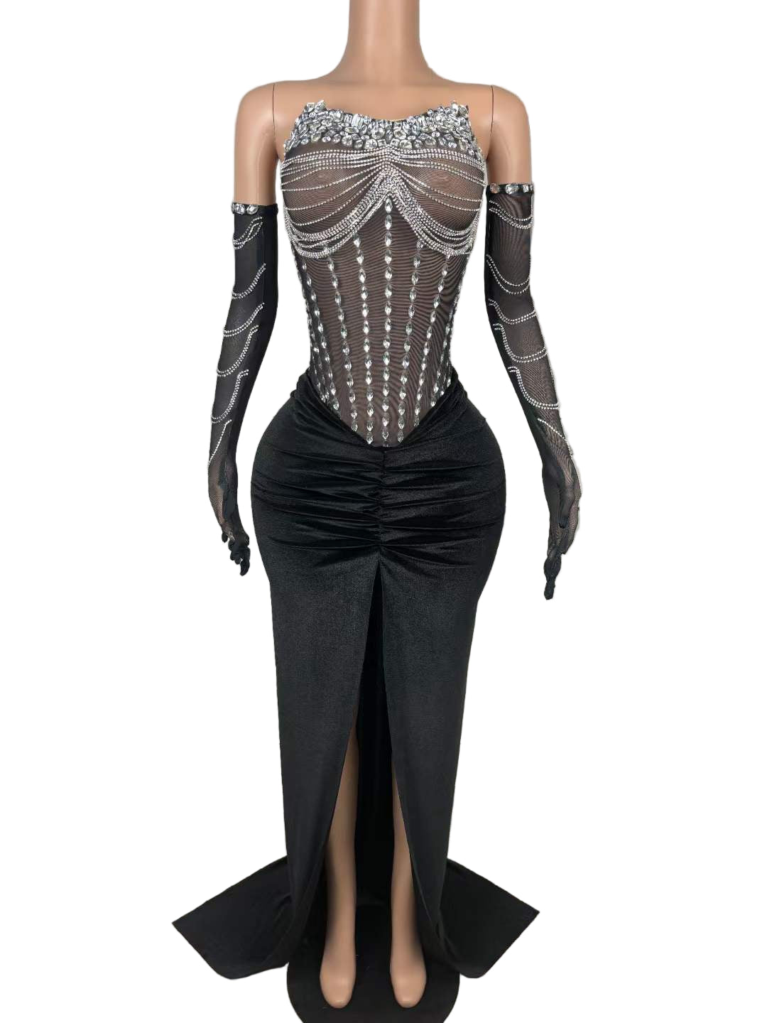 BLVCK X DIAMOND LAVISH DRESS