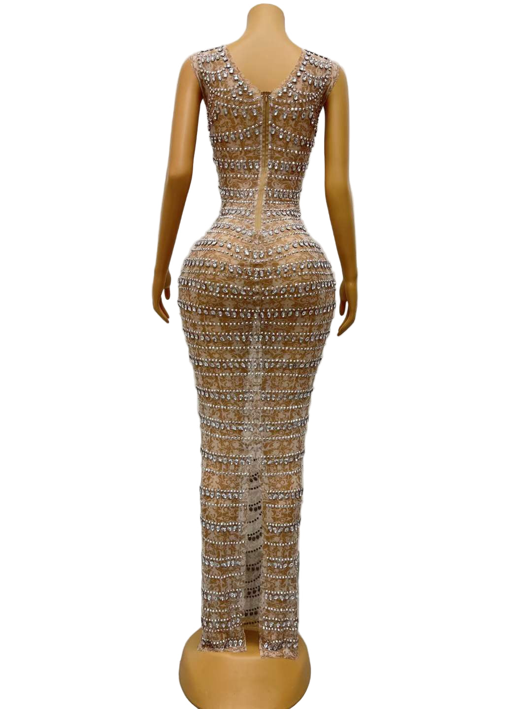 GEM DROPS CRYSTAL LAVISH DRESS