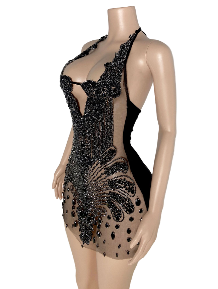 BLVCK CRYSTALLINE SLVSH DRESS