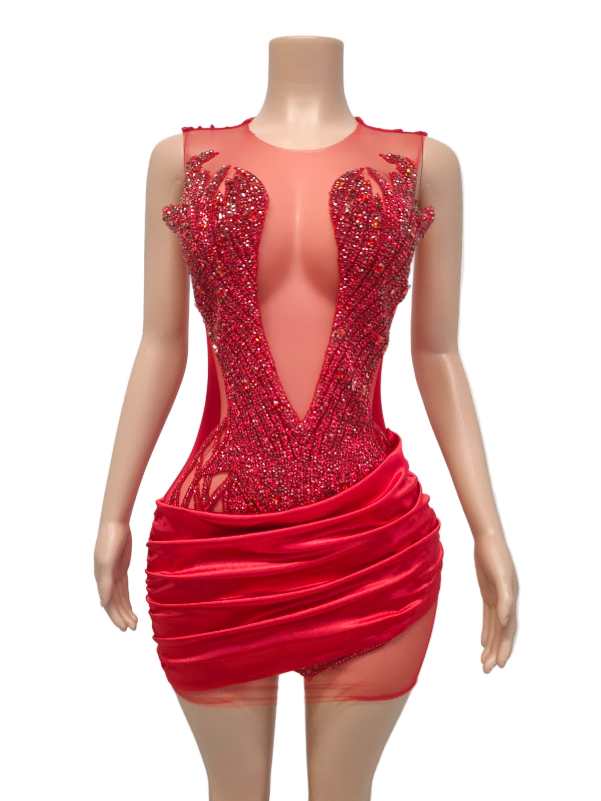 CHERRY TAMALES SLVSH DRESS